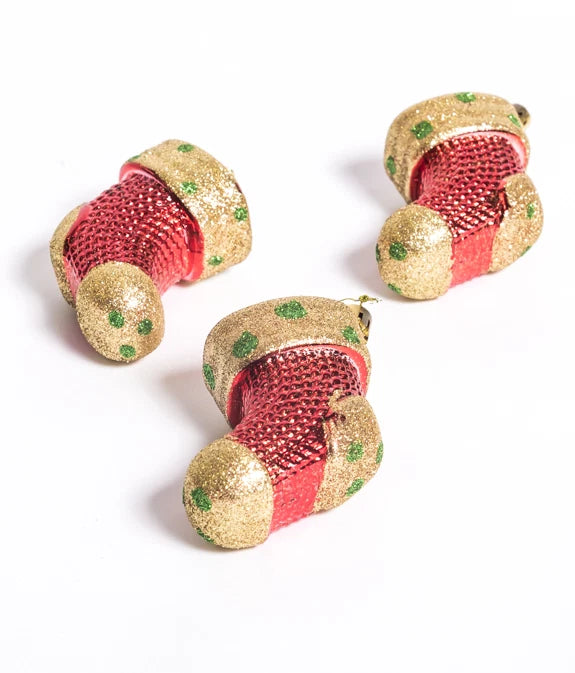 Santa Shoes Ornaments