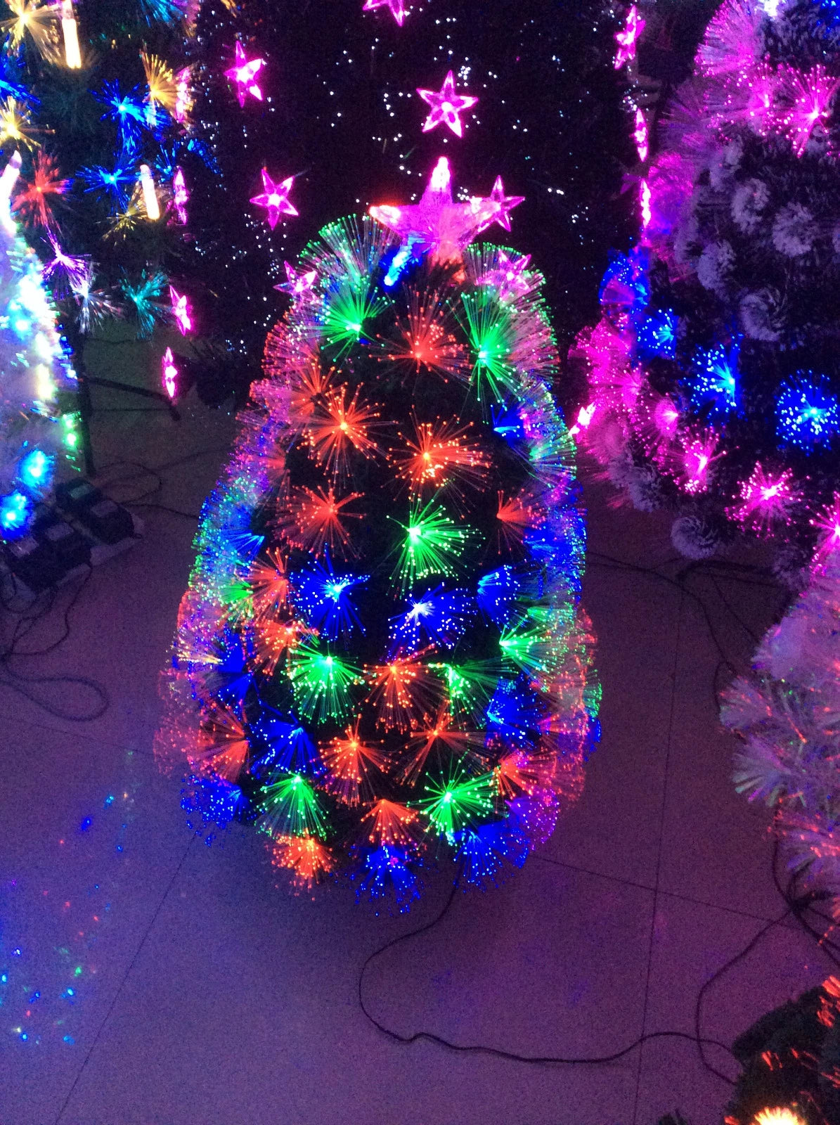 Christmas Tree Fibre Optics - 90cm